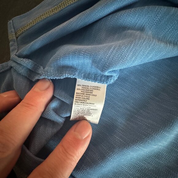 Tommy Bahama Men's Blue Casual SS Casual Round Neck T-Shirt, Size L - Picture 5 of 7